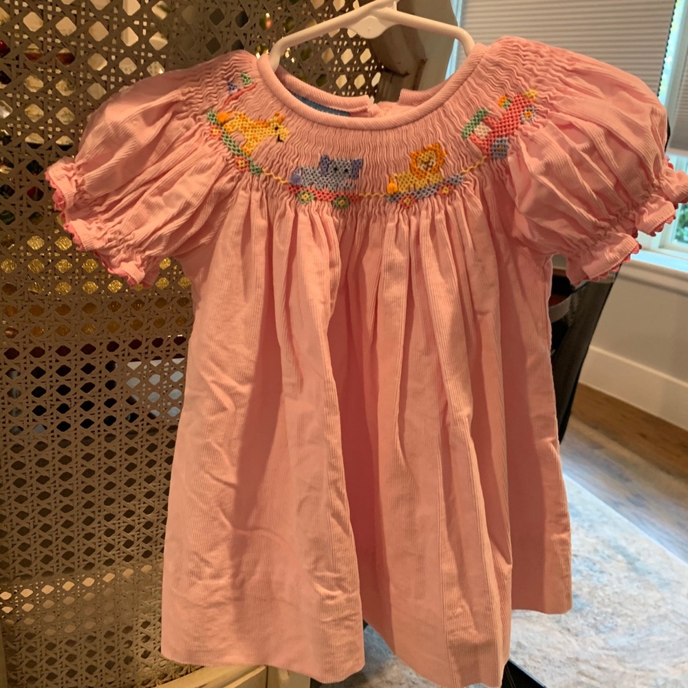 Avavini circus pink corduroy dress